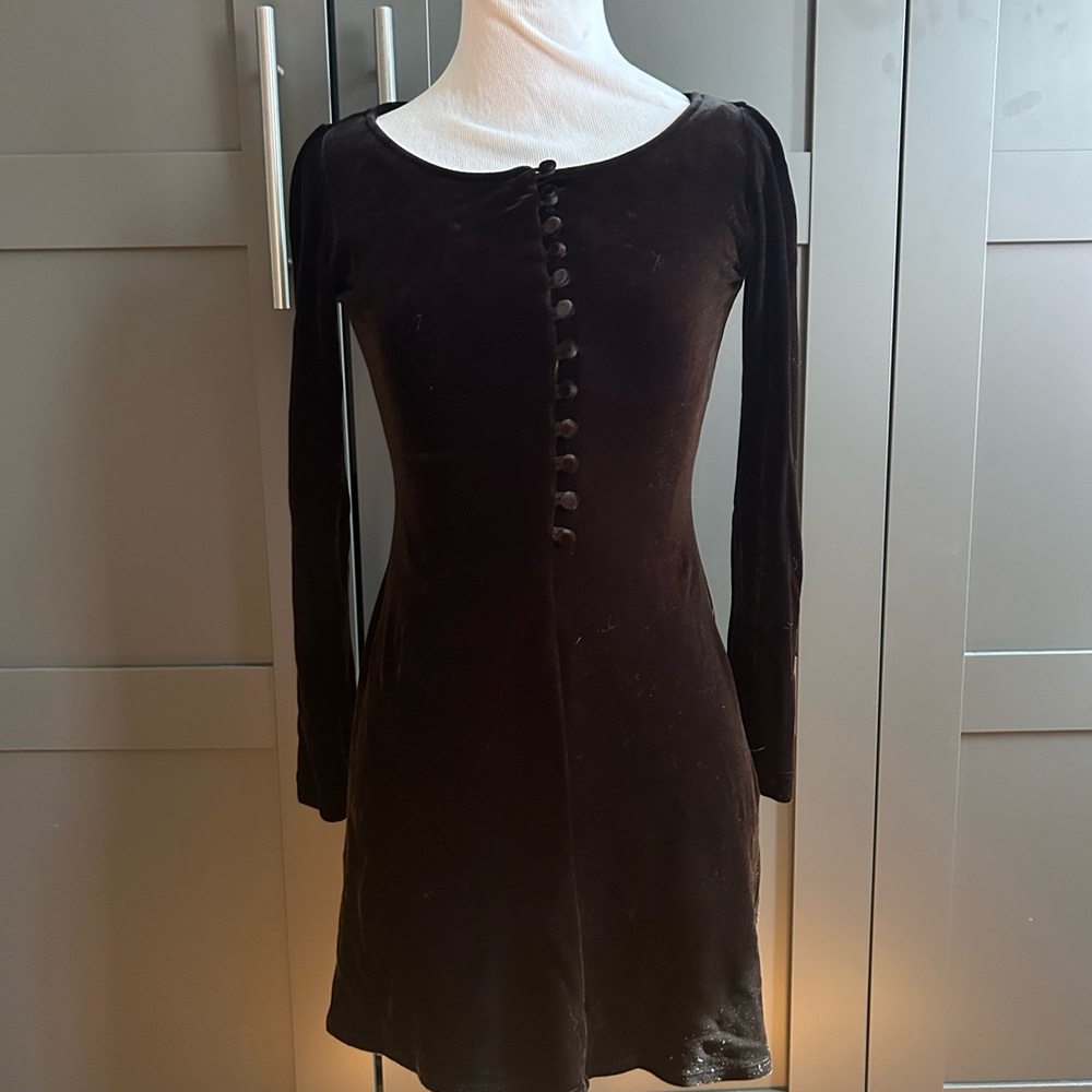 BCBG Vintage Velvet Dress